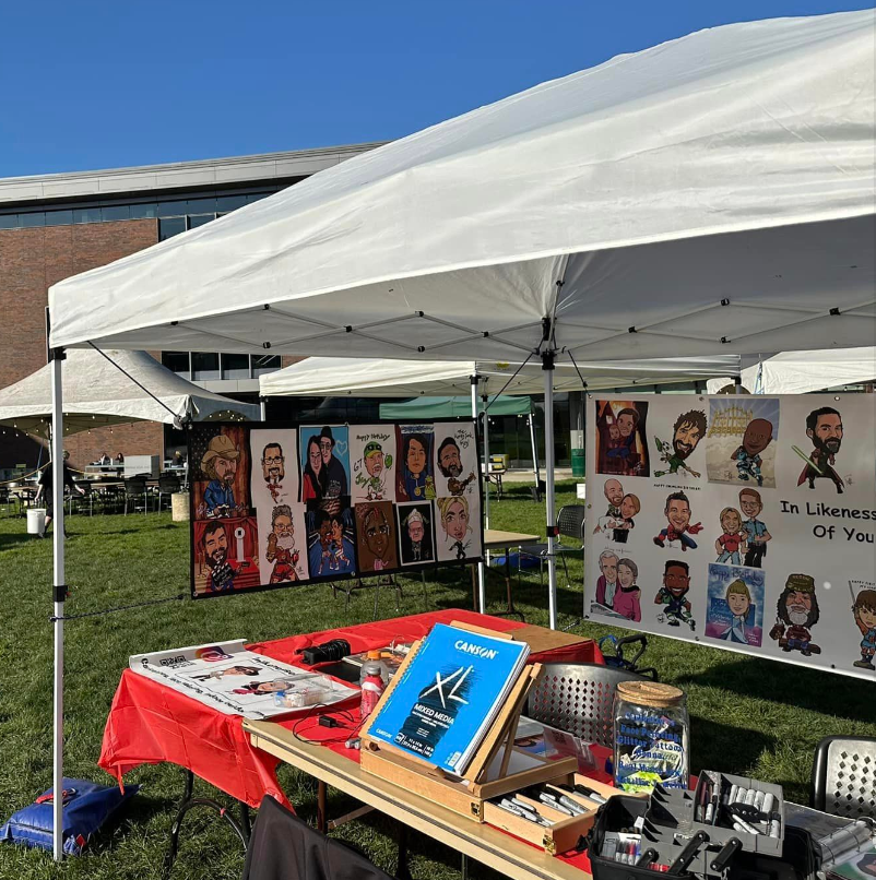 In Likeness of You event setup
